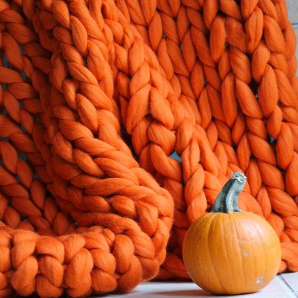 Hand-Knitting Yarn | XXL Chunky Fluffy | 1000 g Skein | Quick Projects