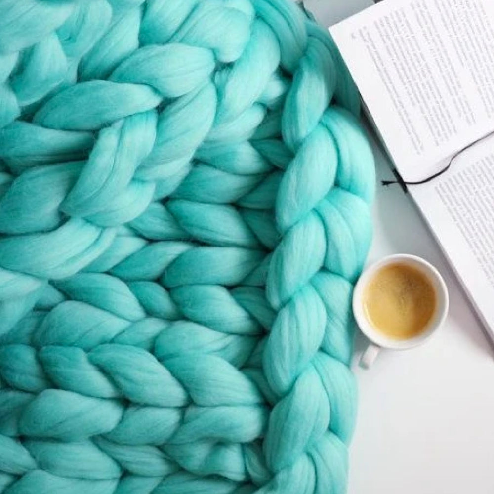 Hand-Knitting Yarn | XXL Chunky Fluffy | 1000 g Skein | Quick Projects