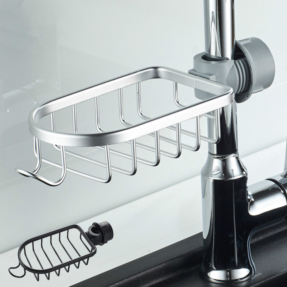 Hanging Shower Soap Dish | Quick-Drying Ventilated Design | Aluminum | No-Drill Install