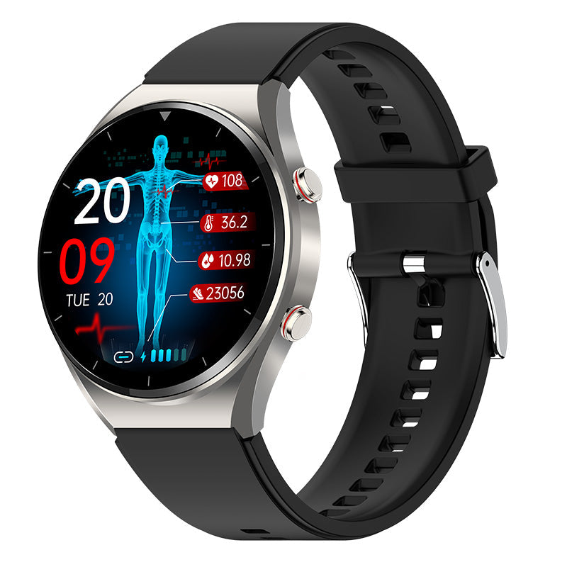 Health Smartwatch | Non-Invasive Blood Glucose & ECG Monitoring | Blood Pressure & Heart Rate