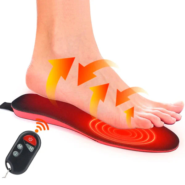 Heated Insoles Unisex | Remote-Controlled Heating | Long Battery Life | Cold Weather Comfort