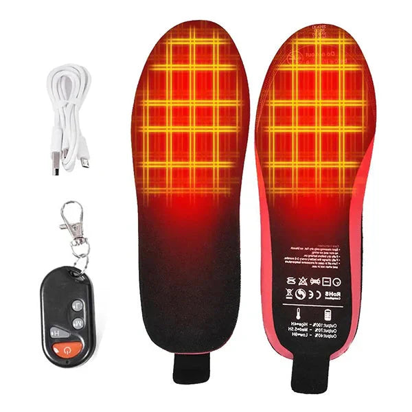 Heated Insoles Unisex | Remote-Controlled Heating | Long Battery Life | Cold Weather Comfort