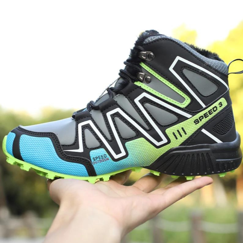 Hiking Boots | Waterproof Ankle Design & Non-Slip Sole | Lace-Up Closure | Insulated Warmth