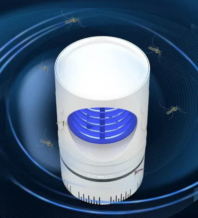Indoor Insect Trap | Violet LED & Suction Fan | Escape-Proof Design | Chemical-Free
