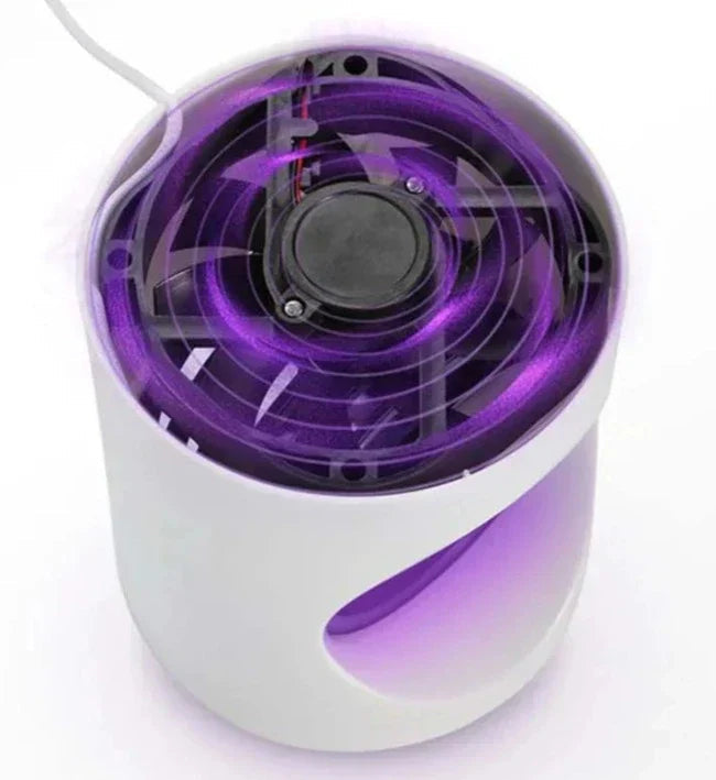 Indoor Insect Trap | Violet LED & Suction Fan | Escape-Proof Design | Chemical-Free