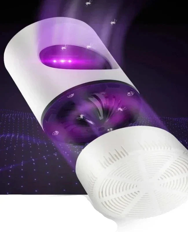 Indoor Insect Trap | Violet LED & Suction Fan | Escape-Proof Design | Chemical-Free
