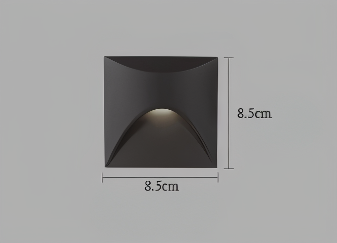 Indoor/Outdoor Wall Light | Motion Sensor | Aluminum Housing & LED | Energy Efficient