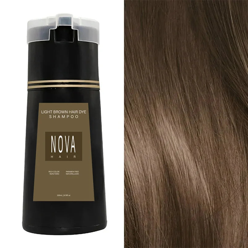 Instant Color Shampoo | Quick Root Touch-Up & Color Refresh | 200ml Hydrating Formula