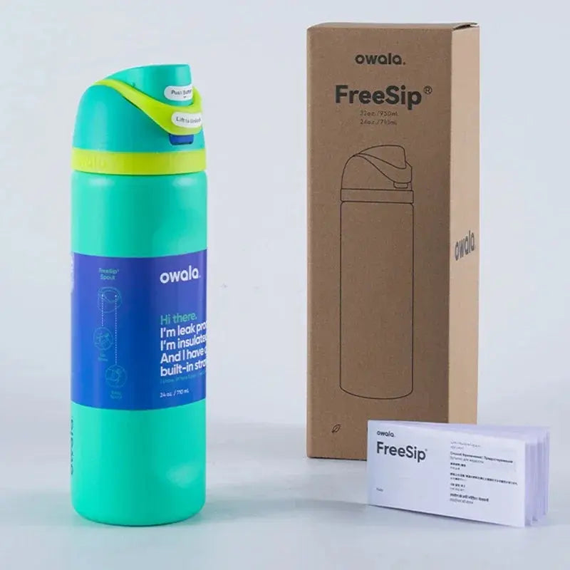 Insulated Water Bottle 24 oz | Leakproof Flip Spout | Stainless Steel, BPA-Free | Gym & Travel