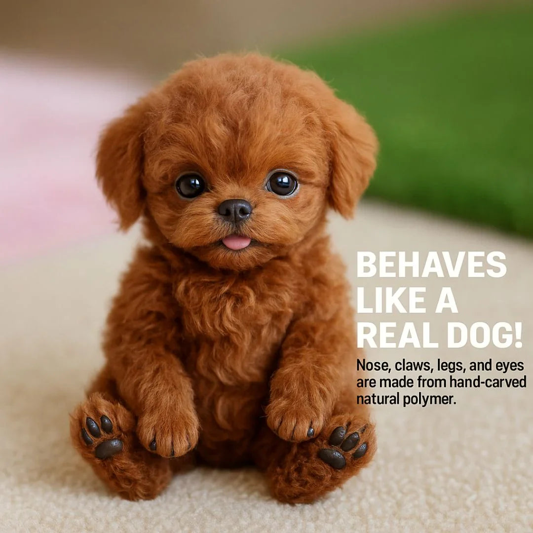 Interactive Puppy Toy for Kids & Adults | Realistic Barking & Gentle Movement | Plush Fur 30cm