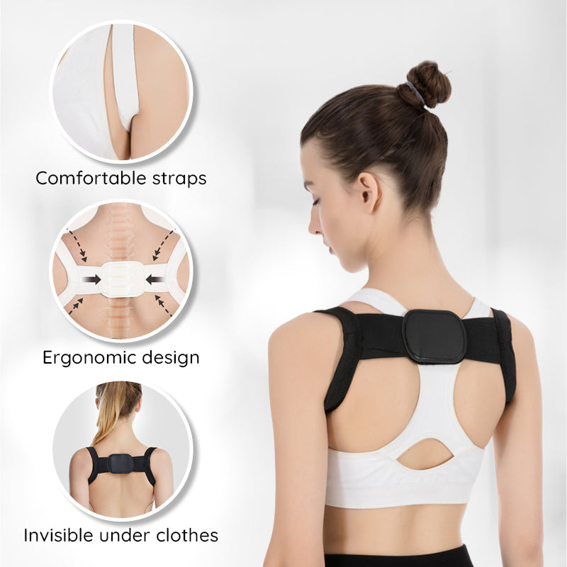 Invisible Posture Corrector | Adjustable Slim Design | Breathable Fabric | Comfortable Support