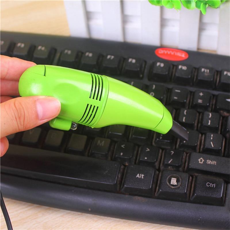 Keyboard & Laptop Vacuum Cleaner | USB-Powered Mini with Built-In LED | Adjustable Position