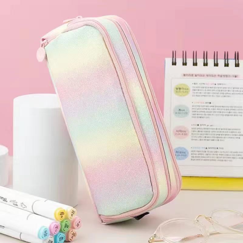 Kids Pencil Case | 180° Full Opening | Stain-Resistant Shell | Organized Storage