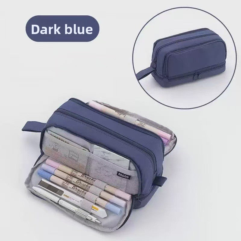 Kids Pencil Case | 180° Full Opening | Stain-Resistant Shell | Organized Storage