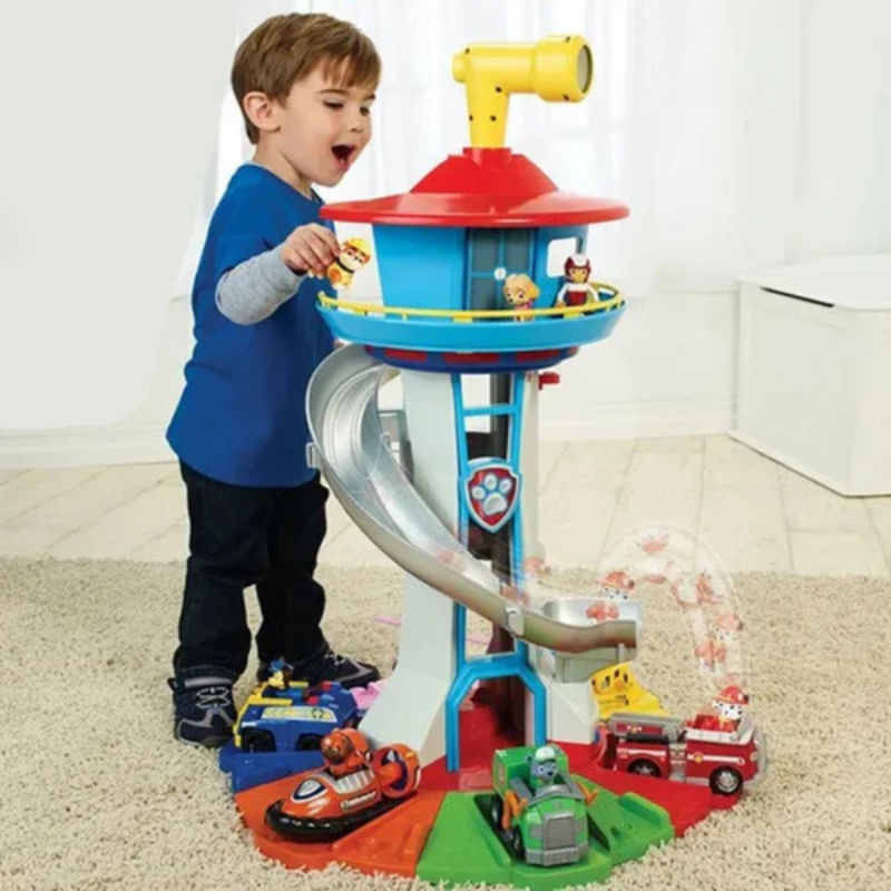Kids Play Tower Set | Adventure Theme with Vehicles & Figures | Durable Non-Toxic Plastic
