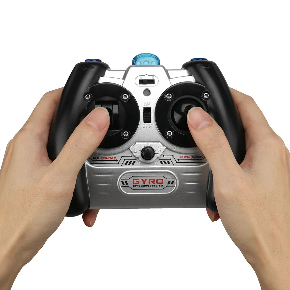 Kids RC Helicopter | 3-Channel with Gyroscopic Stabilization | LED Lights & USB Rechargeable