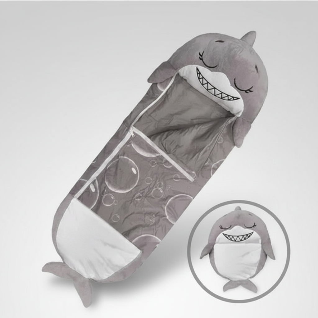 Kids Sleeping Bag | Foldable 2-in-1 Animal Shape | Lightweight & Easy to Fold | Travel & Sleepovers
