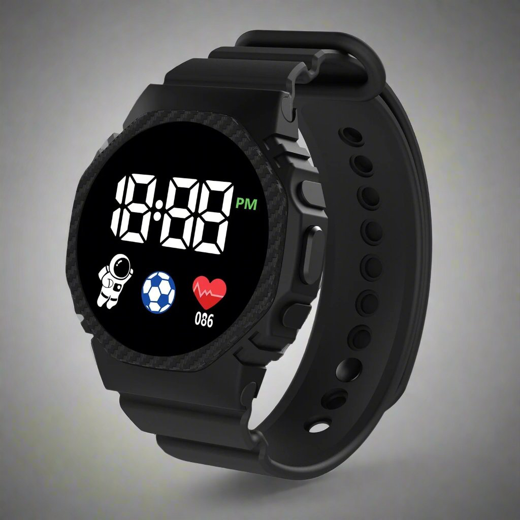 Kids Watch | LED Display & Calendar | Waterproof | Educational