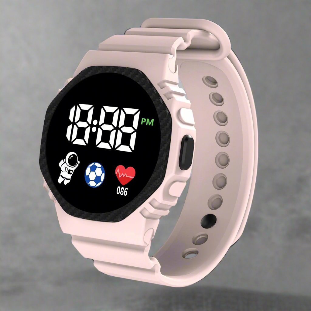 Kids Watch | LED Display & Calendar | Waterproof | Educational