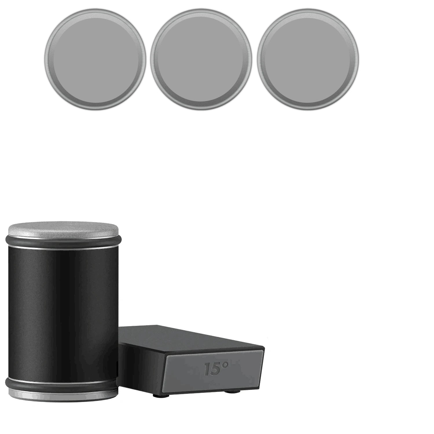Kitchen Knife Sharpener | Dual-Angle Roller Design | Magnetic Holder Included | Space-Saving