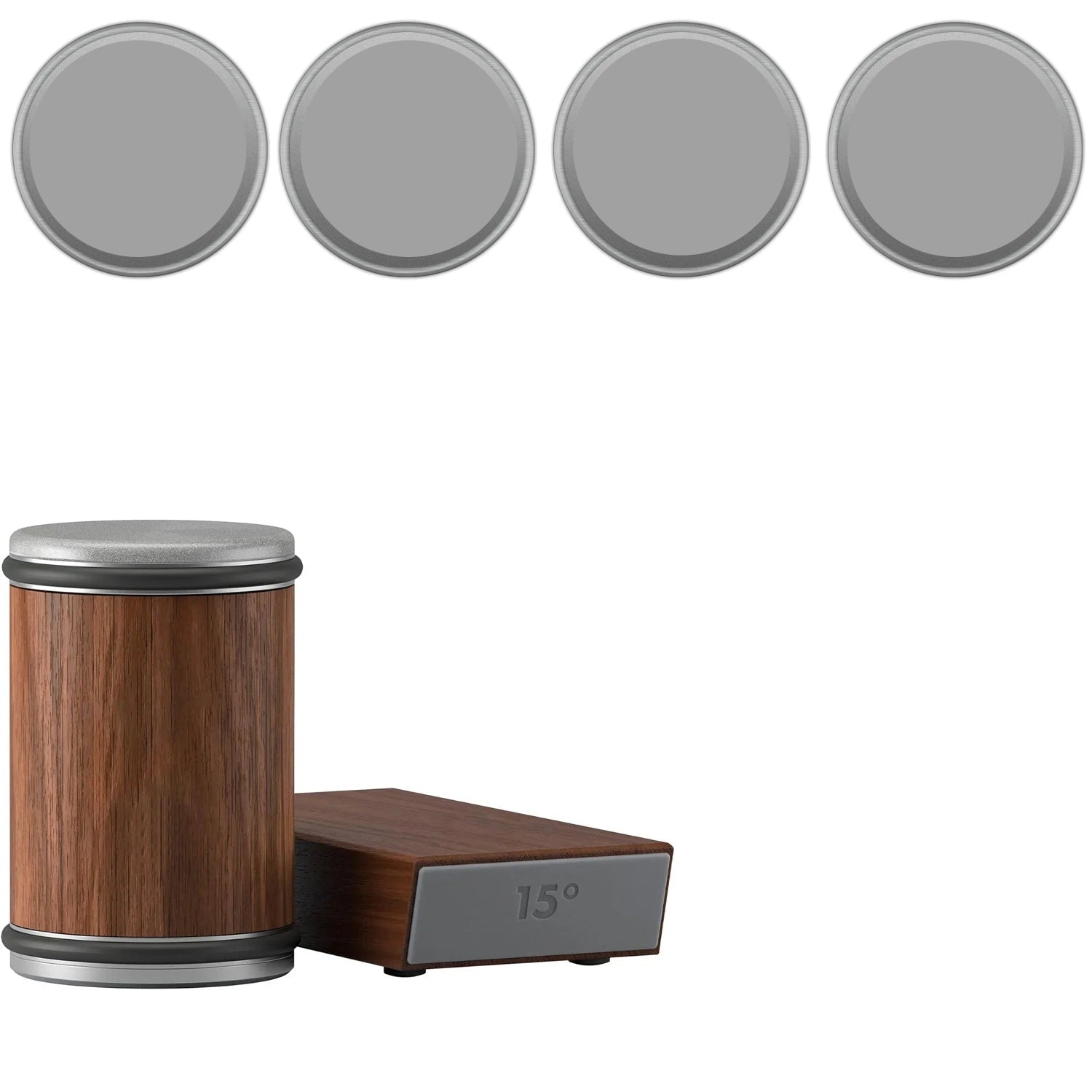 Kitchen Knife Sharpener | Dual-Angle Roller Design | Magnetic Holder Included | Space-Saving