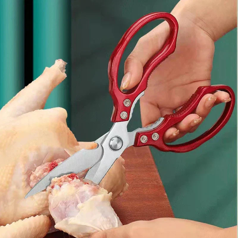 Kitchen Shears | Japanese Stainless Steel | Sharp Blades & Ergonomic Grip | 23 cm