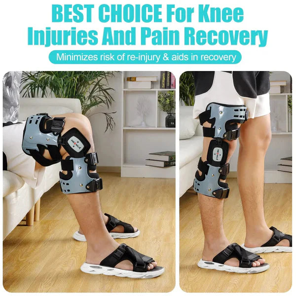 Knee Brace | Reinforced Lateral Support | Adjustable Straps & Universal Fit | Improved Stability