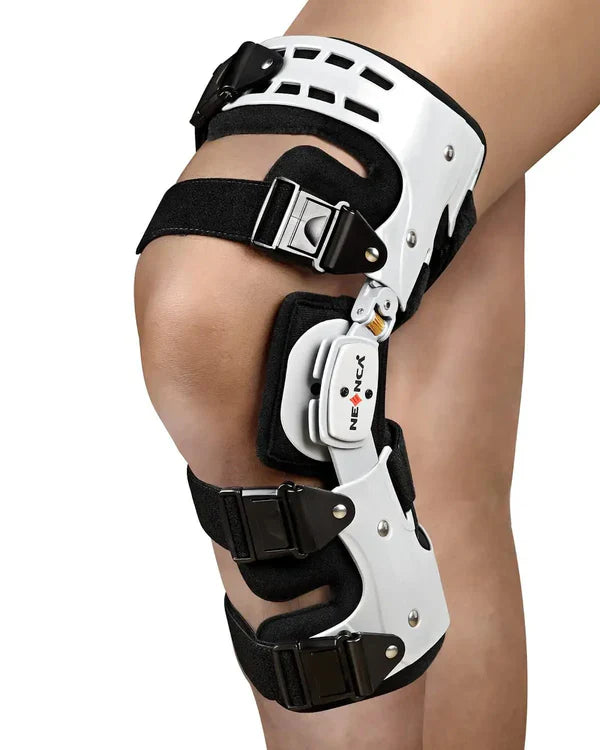 Knee Brace | Reinforced Lateral Support | Adjustable Straps & Universal Fit | Improved Stability
