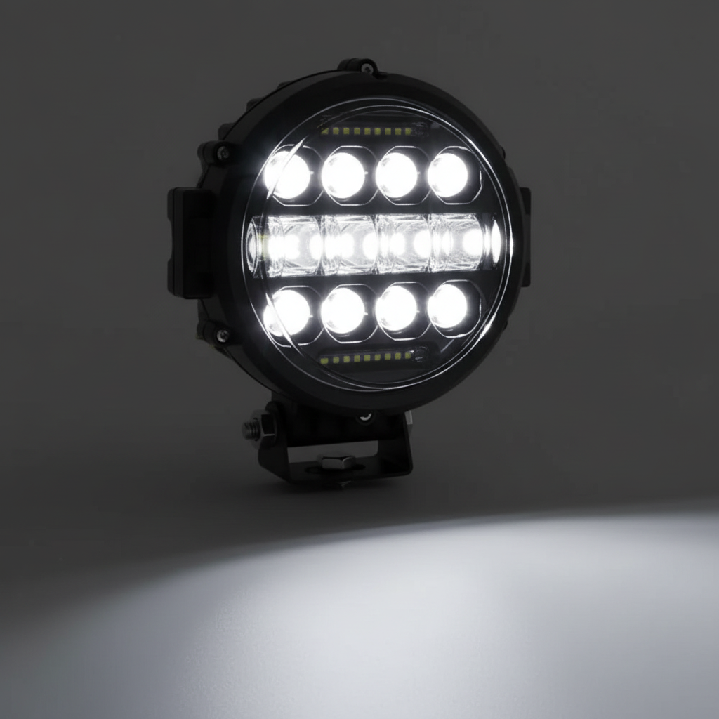 LED Driving Light for Car & 4x4 | Long-Range Spotlight | Aluminum Housing & Mountable