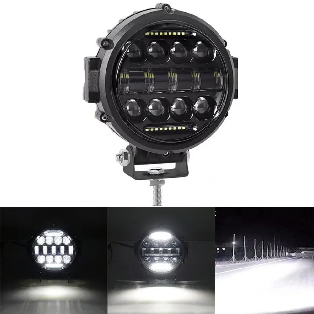 LED Driving Light for Car & 4x4 | Long-Range Spotlight | Aluminum Housing & Mountable