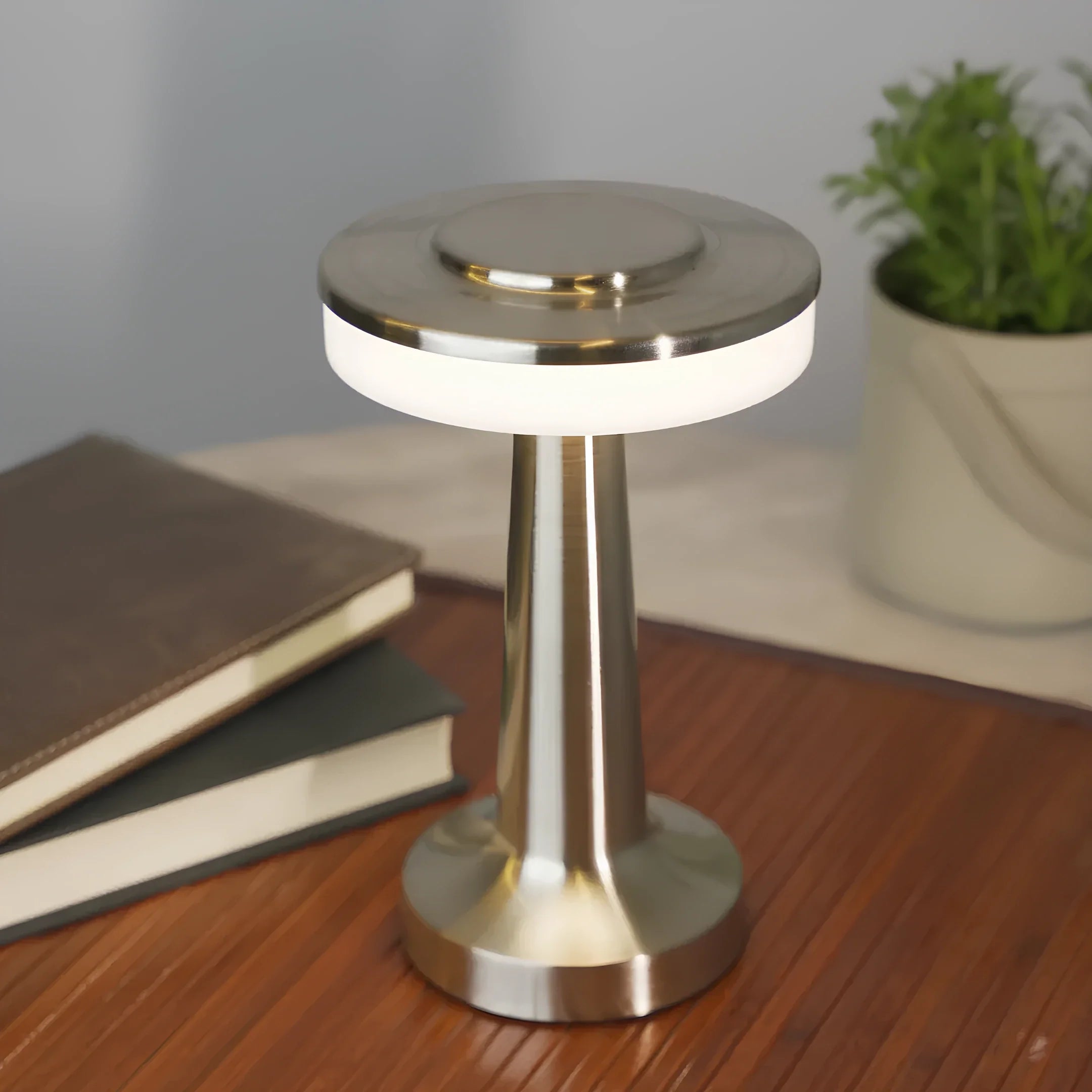 LED Table Lamp | Slim Metal Design | Dimmable & Color-Change | Up to 12-Hour Battery Life