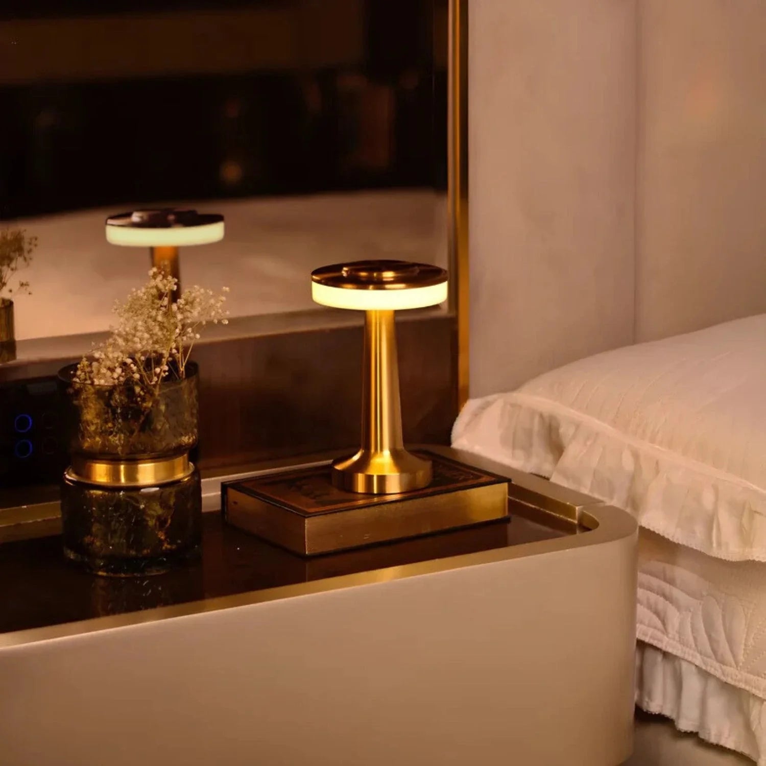 LED Table Lamp | Slim Metal Design | Dimmable & Color-Change | Up to 12-Hour Battery Life