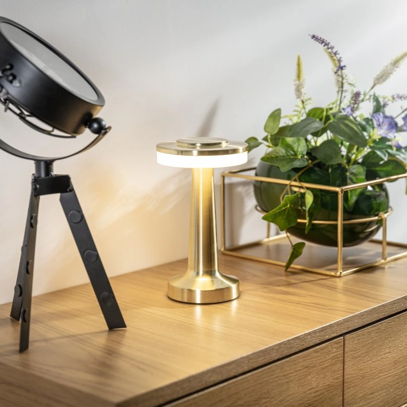 LED Table Lamp | Slim Metal Design | Dimmable & Color-Change | Up to 12-Hour Battery Life