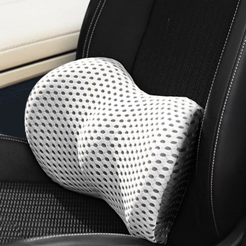 Lumbar Cushion | Orthopedic Memory Foam | Washable Cover & Adjustable Strap | Posture Support