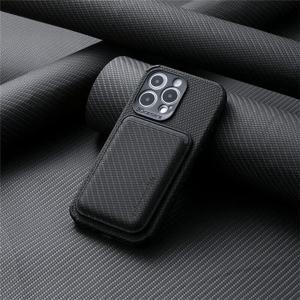 MagSafe-Compatible Phone Case | Slim Magnetic Wallet Design | Impact-Resistant Protection
