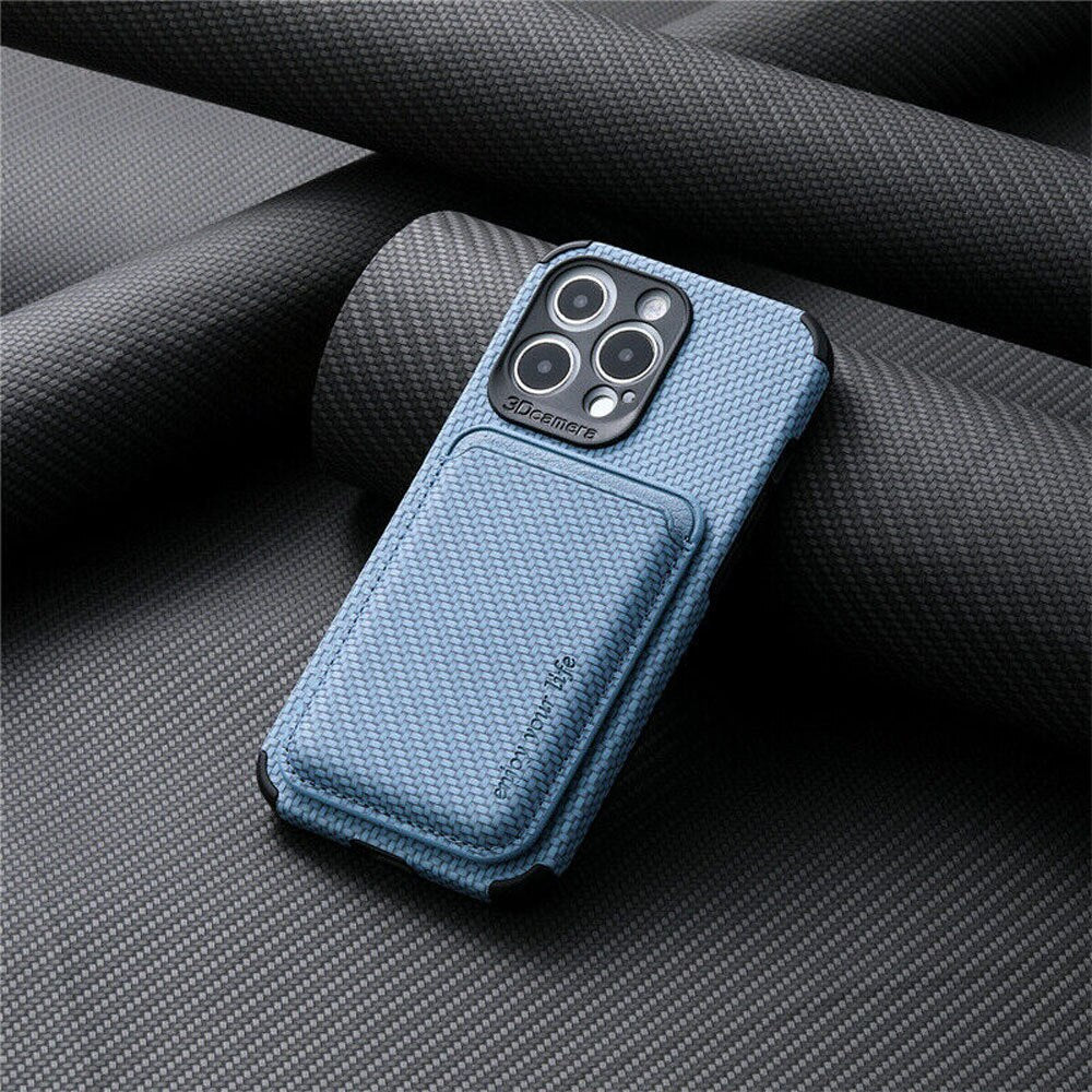 MagSafe-Compatible Phone Case | Slim Magnetic Wallet Design | Impact-Resistant Protection