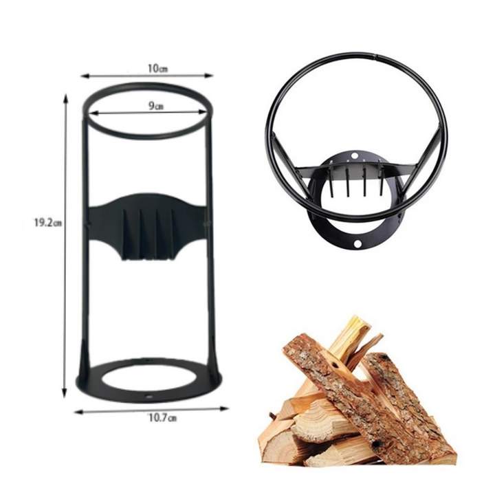 Manual Log Splitter | Compact Portable Design | Cast Iron Construction | Eco-Friendly