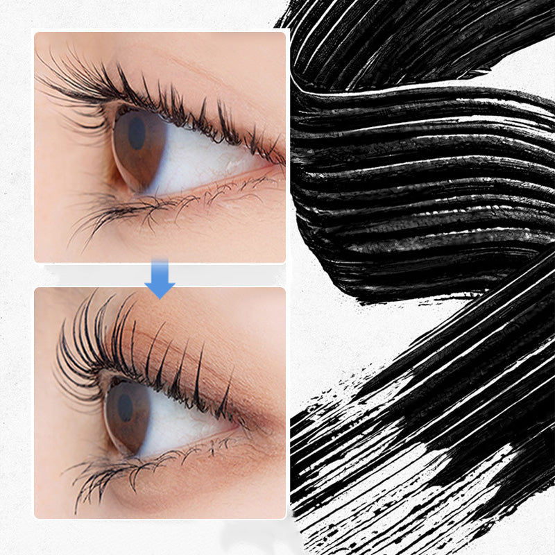 Mascara | Fiber-Rich Curling & Volumizing | Removable Metal Brush | Waterproof & Long-Lasting