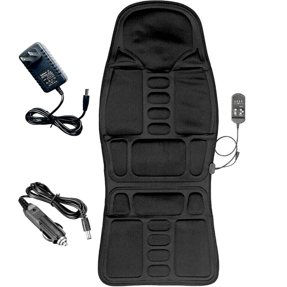 Massage Chair Pad for Car & Home | 8-Mode Heated Massage | Neck, Back & Thigh Rollers