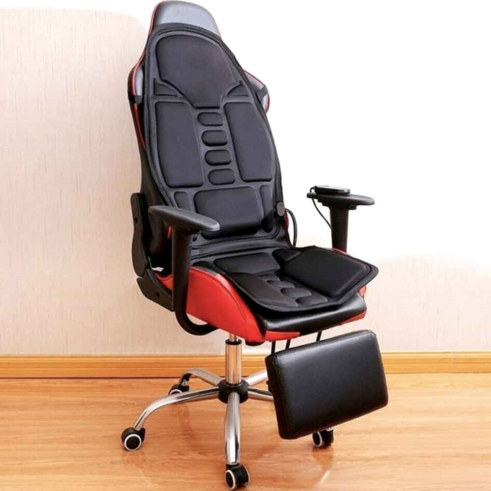 Massage Chair Pad for Car & Home | 8-Mode Heated Massage | Neck, Back & Thigh Rollers