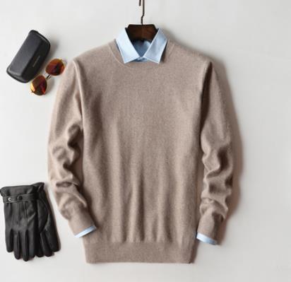 Men's Cashmere Sweater | Classic Crew & V-Neck | Soft & Durable | Comfortable Fit