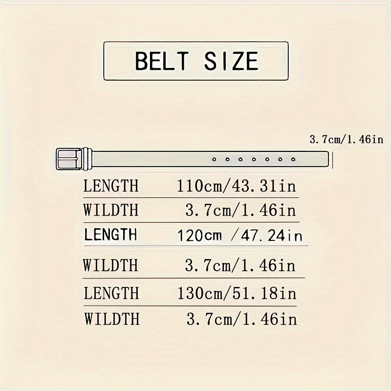Men’s Cowhide Leather Belt | Automatic Ratchet Buckle | Classic Design & Comfortable Fit