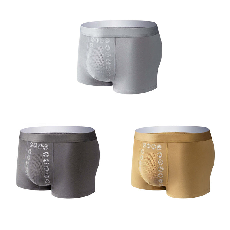 Men's Magnetic Massage Briefs | Ergonomic U-Pouch & Body-Shaping Support | Breathable Stretch Fabric