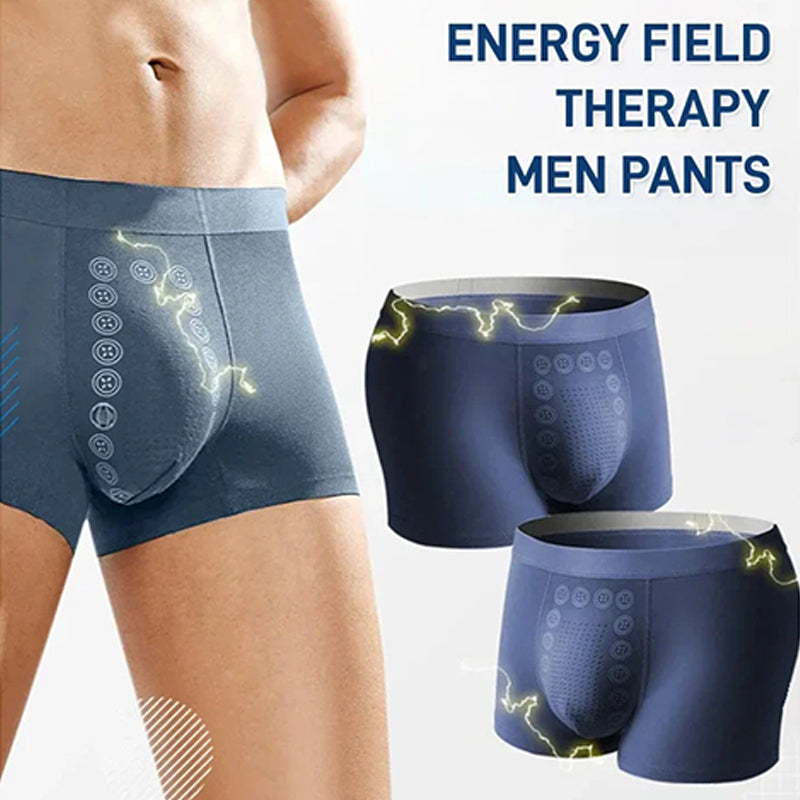 Men's Magnetic Massage Briefs | Ergonomic U-Pouch & Body-Shaping Support | Breathable Stretch Fabric