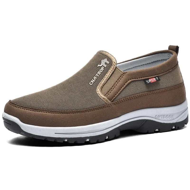 Men's Orthopedic Slip-On Shoes | Shock-Absorbing Sole & Arch Support | Breathable Upper