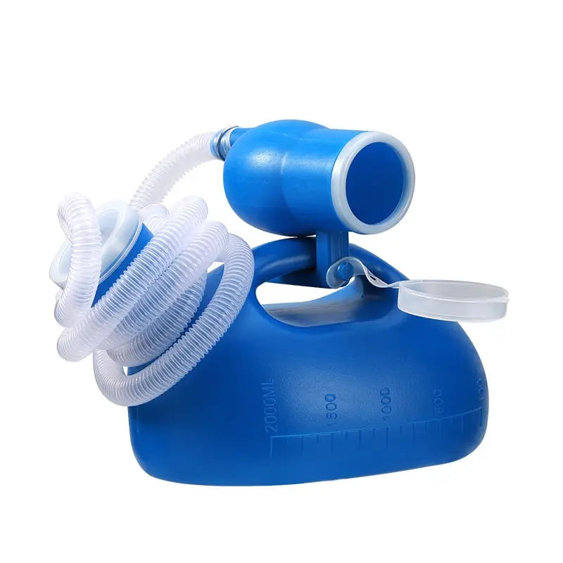 Men's Portable Urinal | Removable Hose & Leak-Seal Lid | 2L Capacity & Measuring Scale