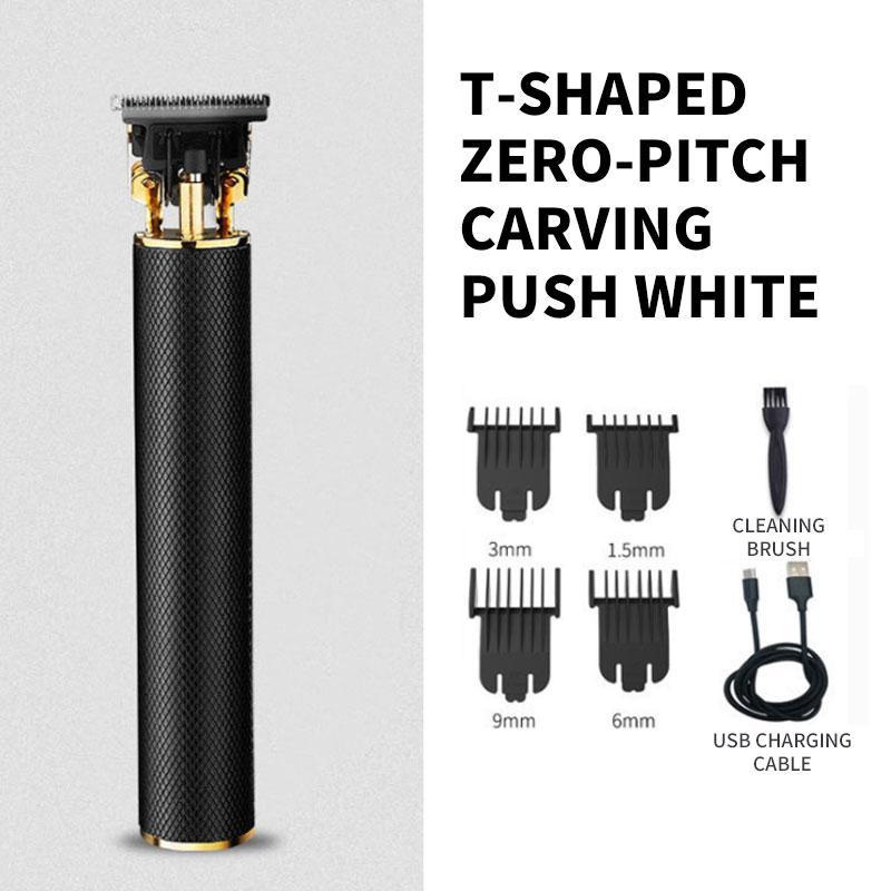 Men's Precision Hair Trimmer | Cordless T-Blade Zero-Gap | USB Rechargeable & Long Battery Life