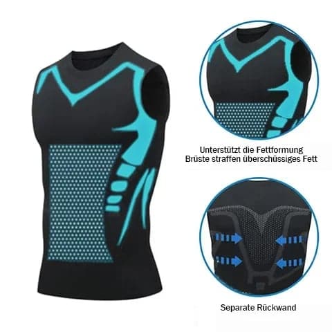 Men's Shaping Vest | Seamless Ultra-Thin Compression | Neoprene Blend | Comfortable Fit