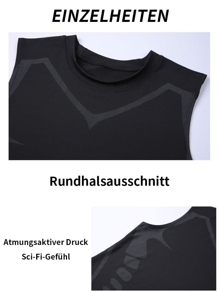 Men's Shaping Vest | Seamless Ultra-Thin Compression | Neoprene Blend | Comfortable Fit