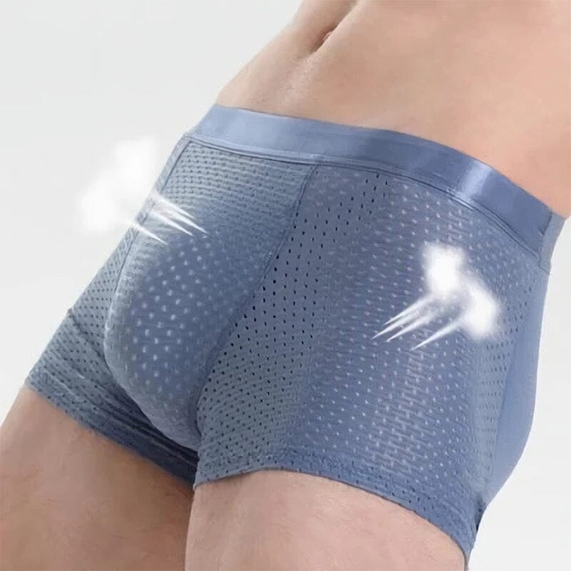 Men's Underwear | Butt-Lift Ice-Silk | Breathable Mesh & Seamless Waistband